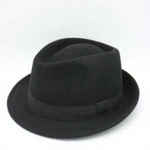 chapéu trilby lã cor bordeaux