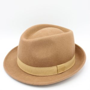 chapéu trilby lã cor preto