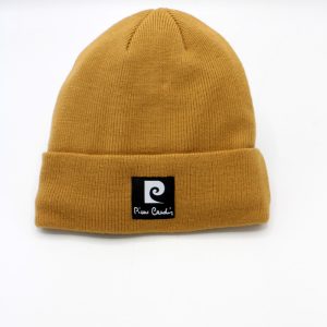 gorro Pierre Cardin cor amarelo torrado