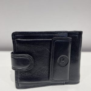 carteira bifold pele genuína bolso