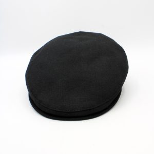 boina piemonte linho algodão cor azul detalhe