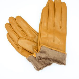 luvas couro feminino cor bordeaux