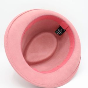 chapéu trilby lã italiana traseira