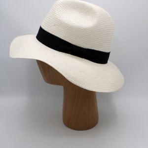Chapéu Panamá senhora detalhe aba