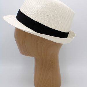 Chapéu Panamá aba curta detalhe