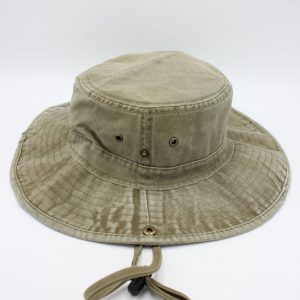 Chapéu safari algodão detalhe aba