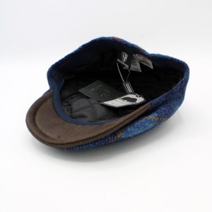 boina harris tweed quadrados detalhe padrão