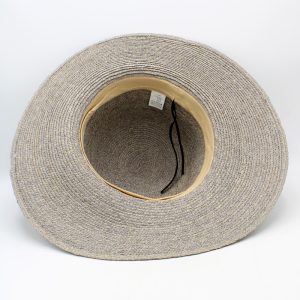 Chapéu sisal aba larga Azul — proteção solar com estilo