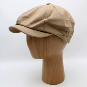 boina oitavada verão cor bege