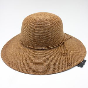 Interior do chapéu sisal aba larga — forro e conforto