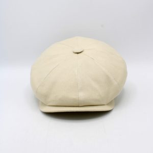 Boina oitavada linho detalhe do tecido