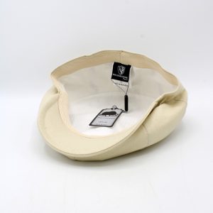 Boina oitavada linho vista lateral