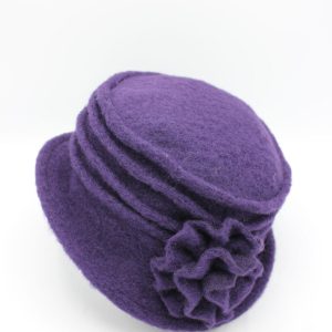 Chapéu harmónio lã worn estilo feminino