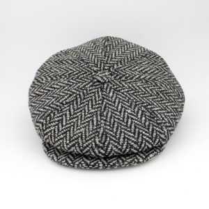 Boina oitavada herringbone vista lateral