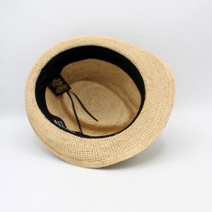 Chapéu ráfia trilby ajustável - disponível em várias cores