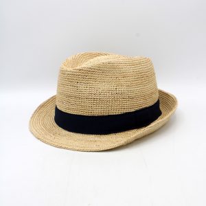 Chapéu ráfia trilby ajustável - disponível em várias cores
