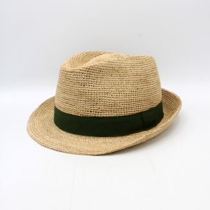 Chapéu ráfia trilby ajustável - disponível em várias cores