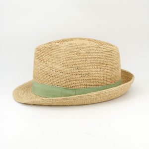Chapéu ráfia trilby ajustável - disponível em várias cores