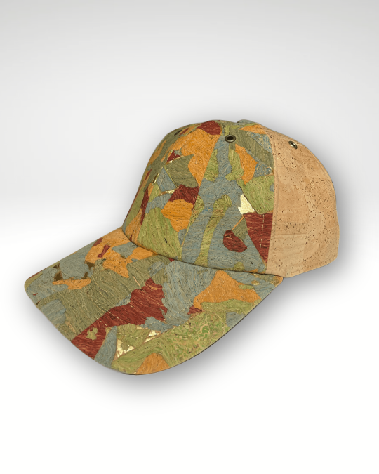 Boné de cortiça impermeável — vista lateral | Chapéus Lisboetas