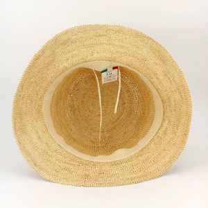 Bucket hat ráfia natural dobrável - chapéu de verão feminino