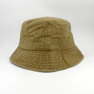 SKU 12959B — Chapéu bucket em tom taupe, vista frontal