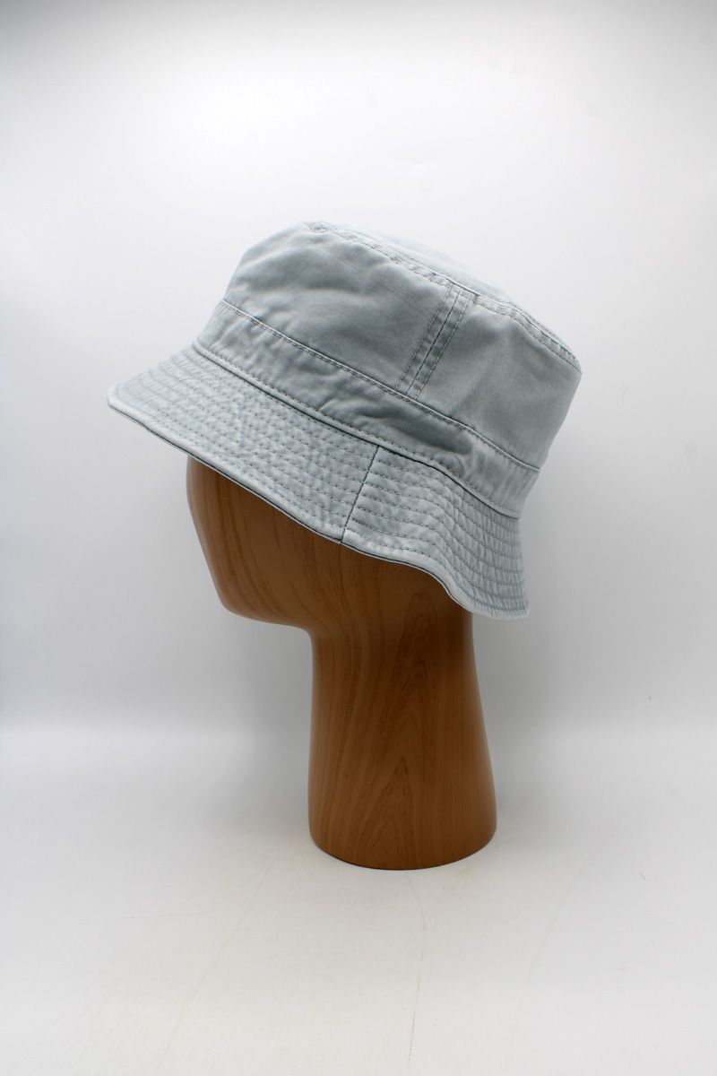 SKU 15264C — Chapéu bucket azul-claro, vista lateral