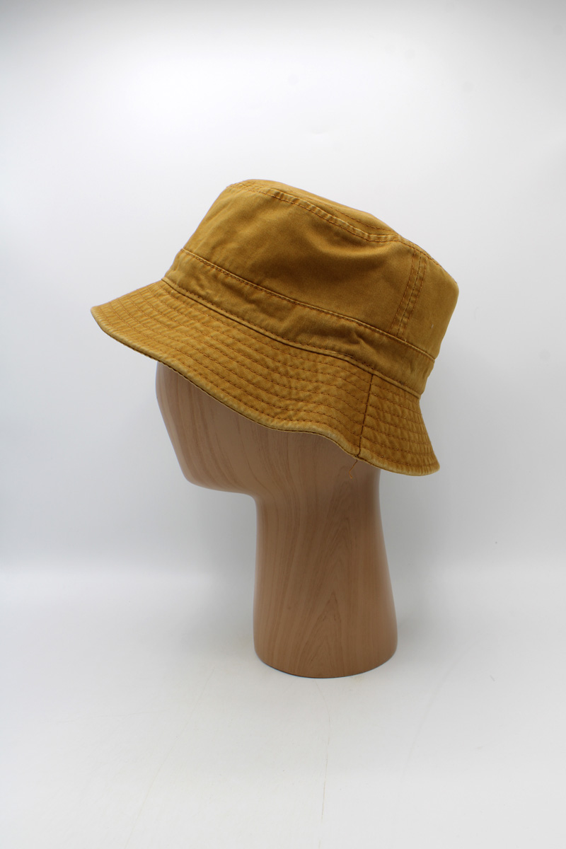 SKU 15264C — Chapéu bucket ocre, vista lateral