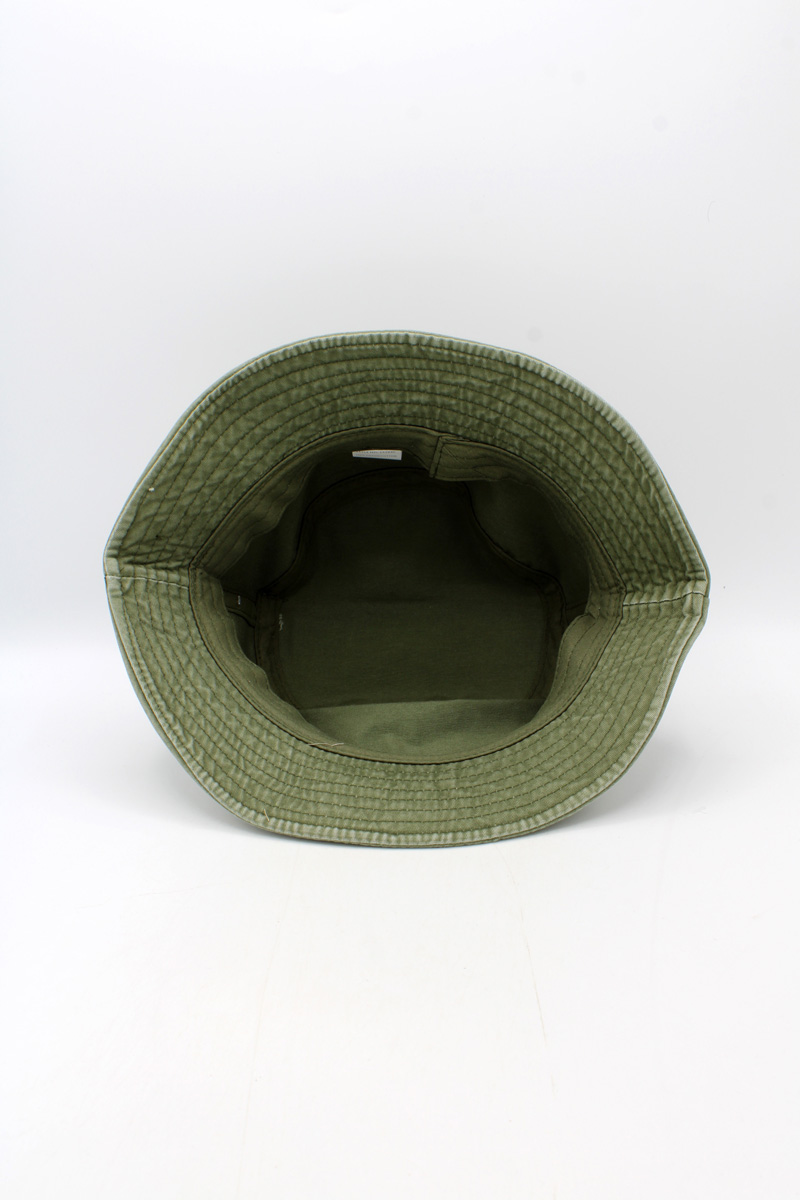 SKU 15264C — Interior do chapéu bucket verde