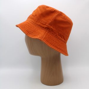 SKU 15264C — Chapéu bucket laranja, vista lateral