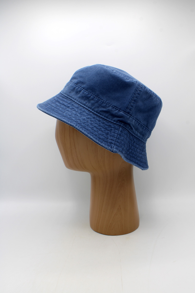 SKU 15264C — Chapéu bucket azul, vista lateral