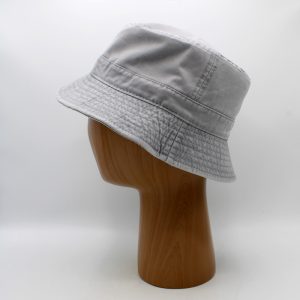 SKU 15264C — Chapéu bucket cinzento, vista lateral