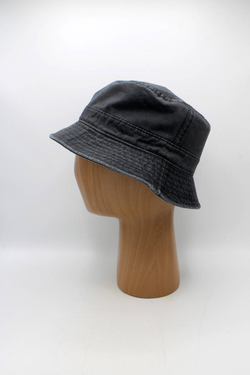 SKU 15264C — Chapéu bucket cinzento-escuro, vista lateral