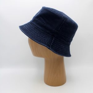 SKU 15264C — Chapéu bucket azul-marinho, vista lateral
