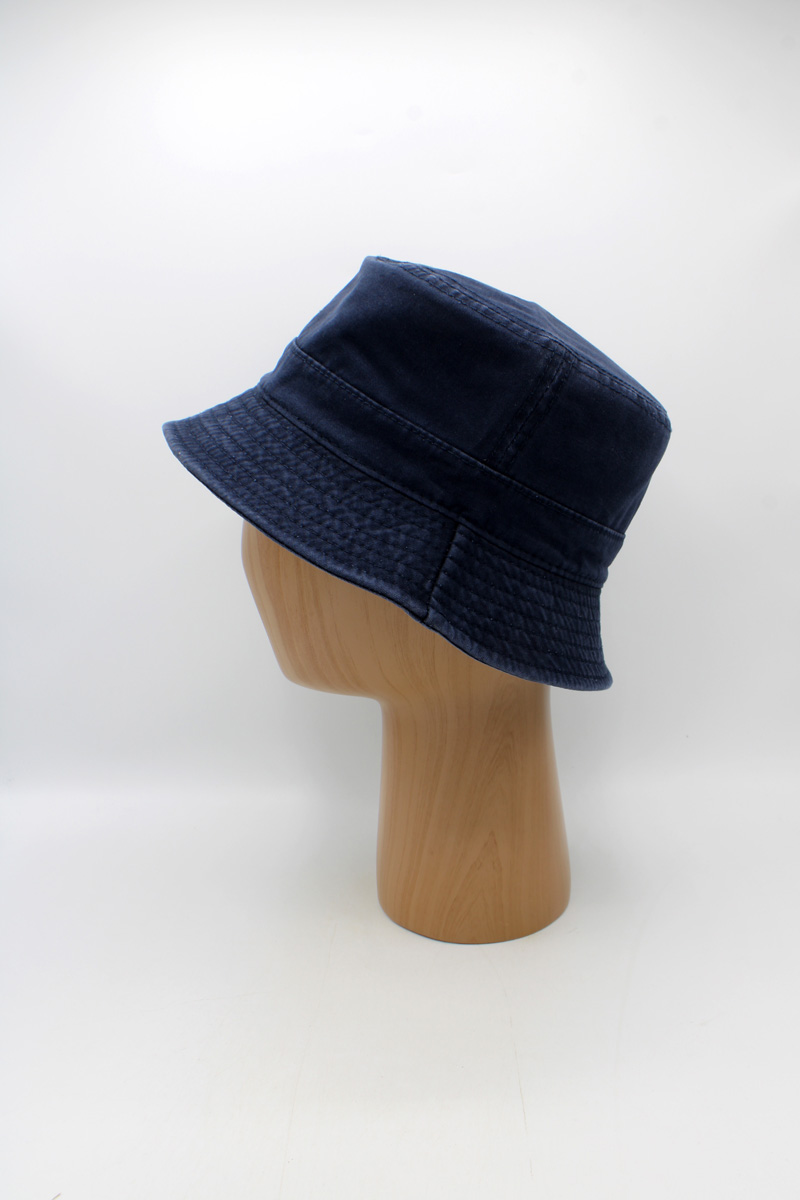 SKU 15264C — Chapéu bucket azul-marinho, vista lateral