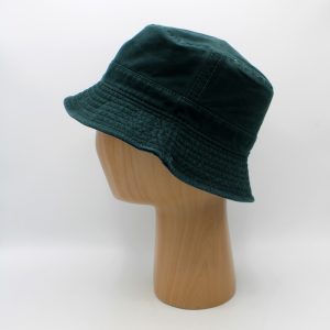 SKU 15264C — Chapéu bucket verde-escuro, vista lateral