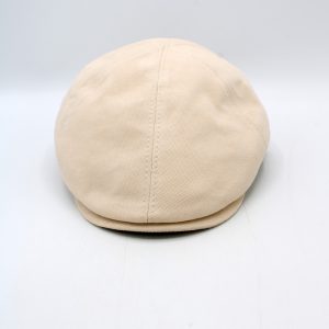 SKU 18520BG — Boné Piquet Gatsby bege, vista traseira sobre fundo branco.