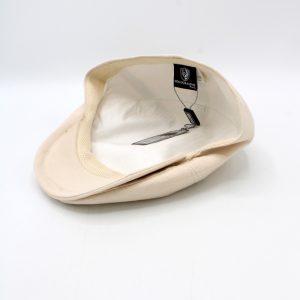 SKU 18520BG — Boné Piquet Gatsby bege, vista do interior sobre fundo branco.