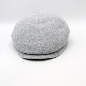 SKU 18520G — Boné Piquet Gatsby cinzento, vista traseira sobre fundo branco.