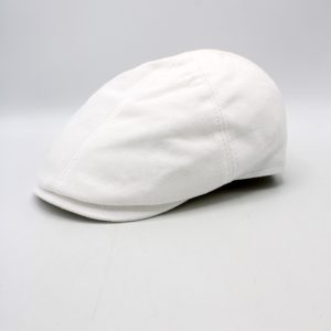 SKU 18520OF — Boné Piquet Gatsby branco, vista lateral sobre fundo branco.