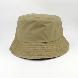 SKU 12959B — Chapéu bucket em tom taupe, vista traseira