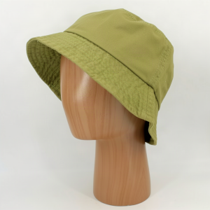 SKU 12959B — Chapéu bucket em cáqui, vista lateral